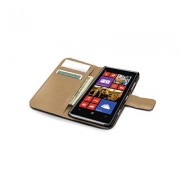 Celly Black Pu Wallet Case For Nokia Lumia 925 In Elegant Pu Leather 2