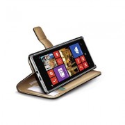 Celly Black Pu Wallet Case For Nokia Lumia 925 In Elegant Pu Leather 3