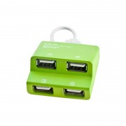 E-Blue Dynamic Purity Green 4-ports mini USB hub EHB038GN 2