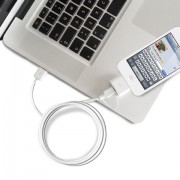 Puro Power & data cable apple – micro 100 cm wit 2