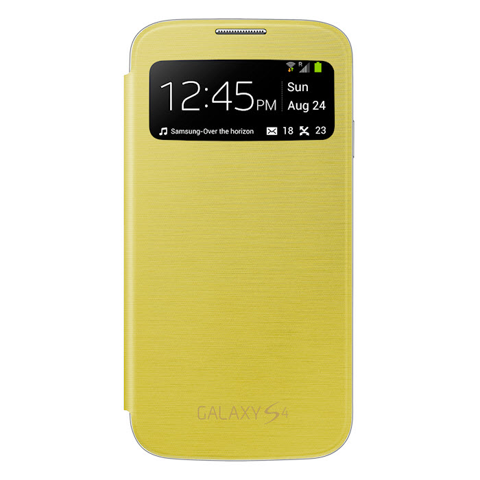 verkiezen Winderig Alexander Graham Bell Samsung Galaxy S4 Flip S View Cover Geel – MKH-Electronics