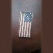 iPhone 5 cover Flag USA met diamant