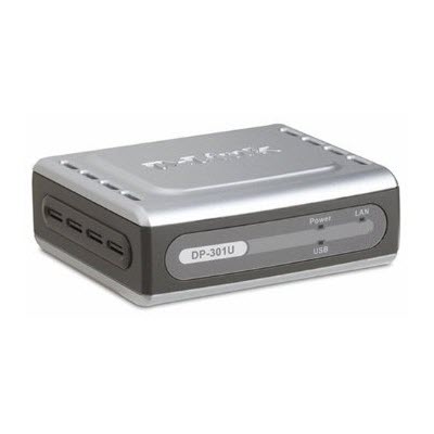 D-Link DP-301U 10 100TX 1-USB Port Print Server