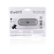 Ewent hub USB 2.0 – 3x USB 2.0 + 30p EW1129 voor iphone