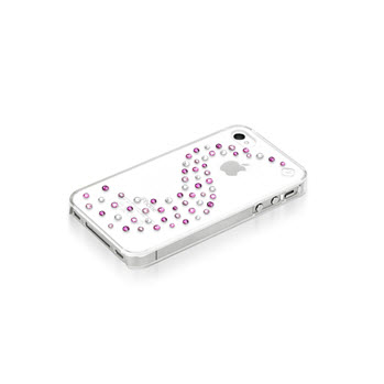 Bling my Thing iPhone 4(s) Milky Way Pink Mix transparant 2