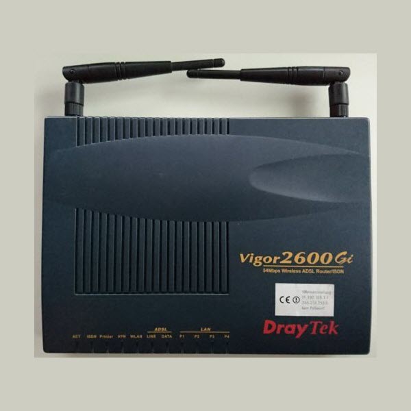 DrayTek Vigor 2600Gi Wireless ADSL Router ISDN