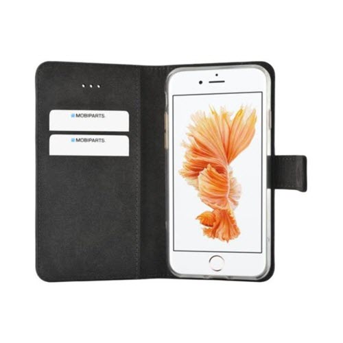 Mobiparts Premium Wallet TPU Case Apple iPhone 7 Black 4