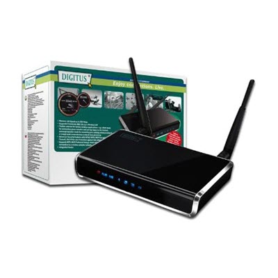 DIGITUS WLAN Broadband Router BlackRapid N+